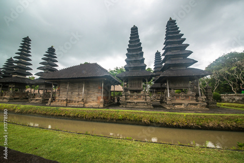 A beautiful view of hindu temple in Bali  Indonesia.