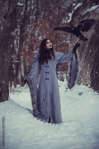 Obraz na płótnie Fairytale of young woman