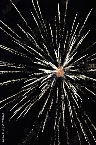 firework explosion perfectly timed 2021