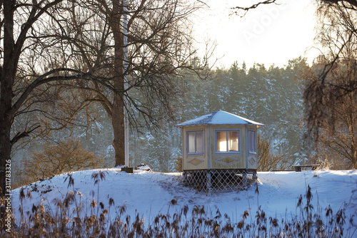 Photography house in the forest, sweden, stockholm, nacka, sverige