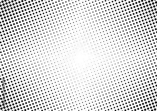 Abstract halftone dotted background. Monochrome grunge pattern with dot and circles. Vector modern pop art texture for posters, sites, business cards, cover, postcards, labels, stickers layout.