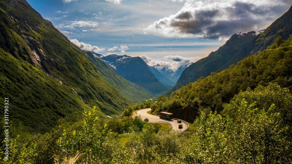 Fototapeta premium To Trondheim 14july2019-025-HDR