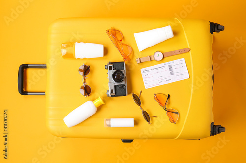 Suitcase with travel access...