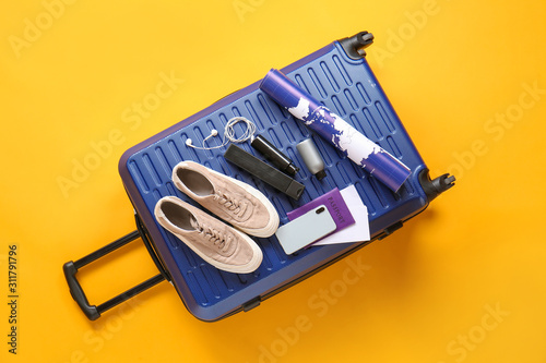 Suitcase with travel access...