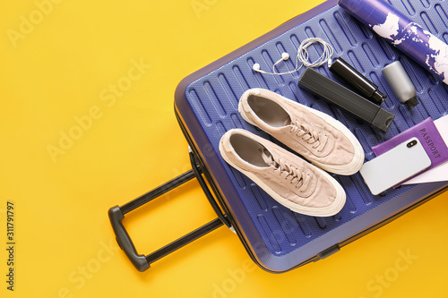 Suitcase with travel access...