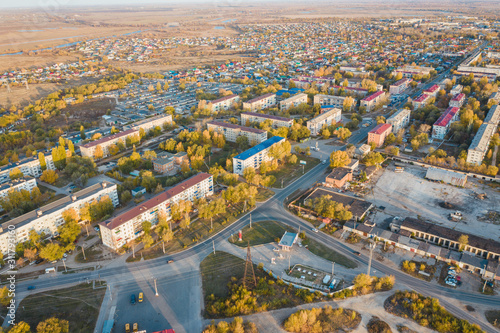 Small town aerial