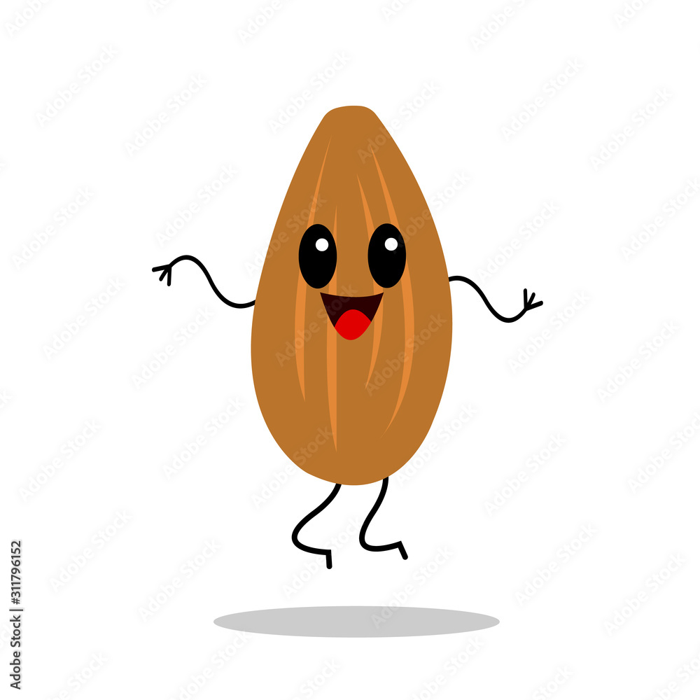 Almond cartoon