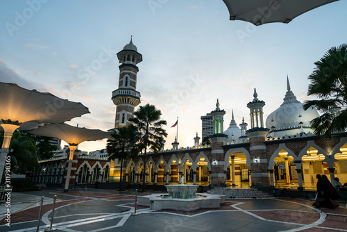 Photography .Masjid Jamek mosque Kuala Lumpur