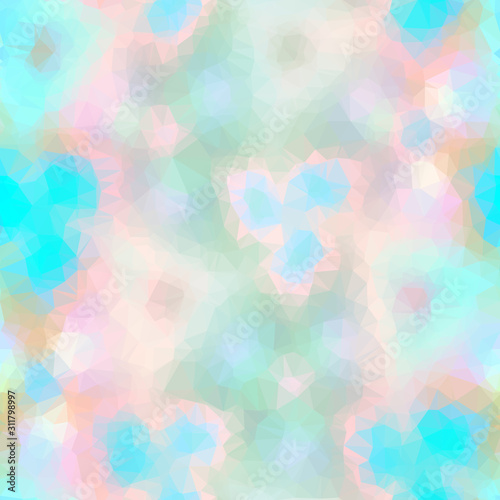 Wallpaper Mural Ombre blurry bright pastel saturated floral mysterious surreal seamless repeat vector pattern swatch. Fuzzy soft out of focus blobs made from tiny triangles. Seamless repeat vector pattern swatch. Torontodigital.ca