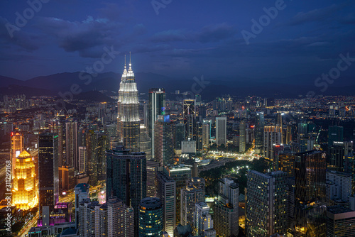 A panoramic view of Kuala Lumpur