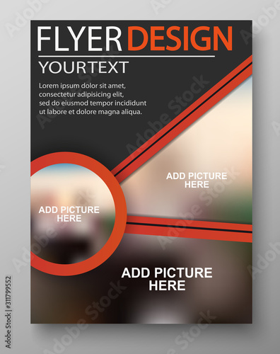 Business brochure flyer design template