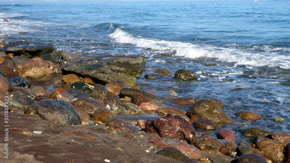 Meereslandschaft geeignet für Hintergrund und viel Text Meereslandschaft geeignet für Hintergrund und viel Text