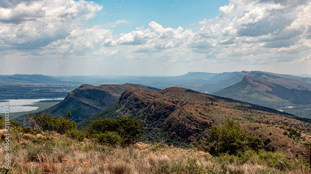 aerial view of mountains