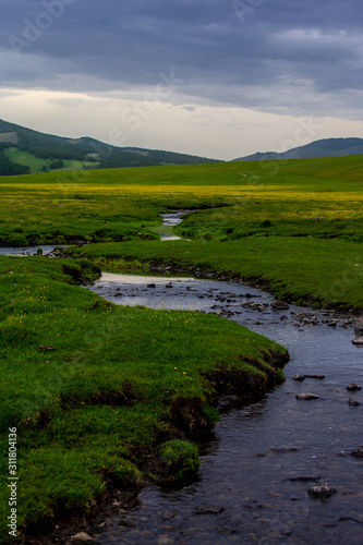 mongolie paysages de la steppe