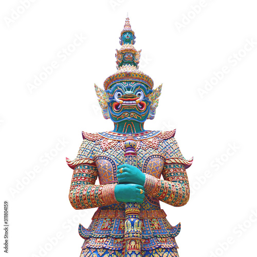 The beautiful Giant statue isolated