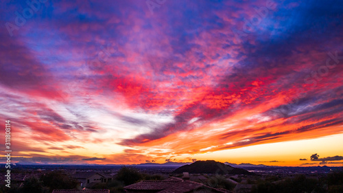 Fototapeta Naklejka Na Ścianę i Meble -  Arizona sunset