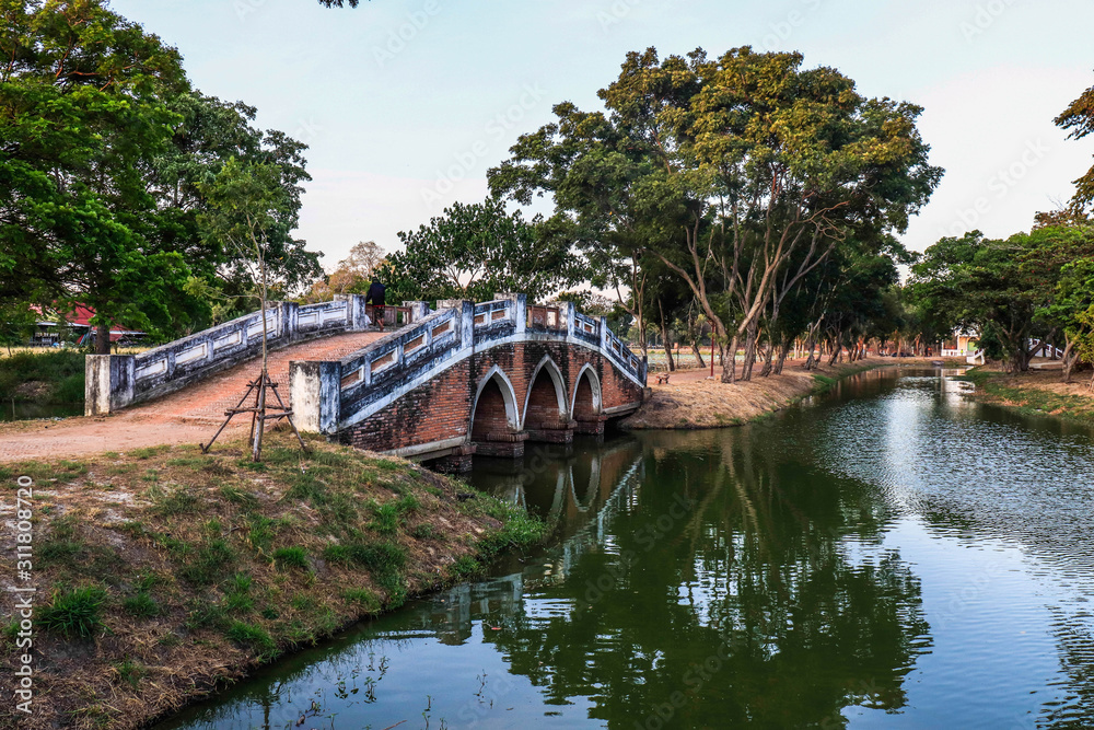 A beautiful view of Ayutthaya city in Thailand. A beautiful view of Ayutthaya city in Thailand.