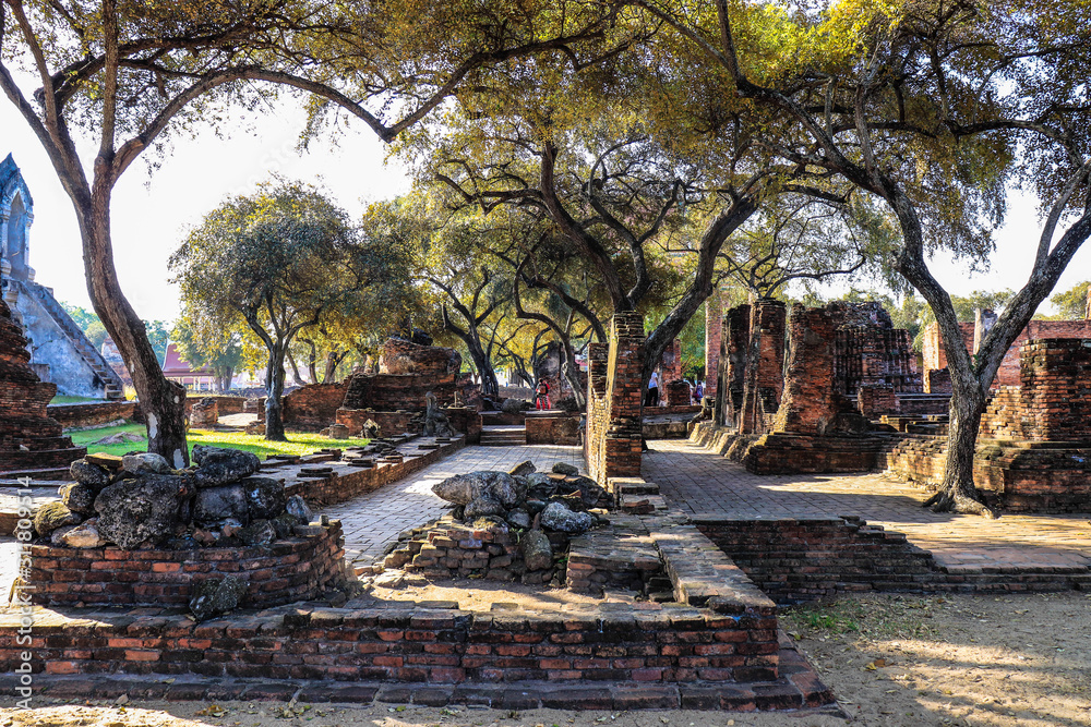 A beautiful view of Wat Phra Si Sanphet temple in Ayutthaya, Thailand. A beautiful view of Wat Phra Si Sanphet temple in Ayutthaya, Thailand.