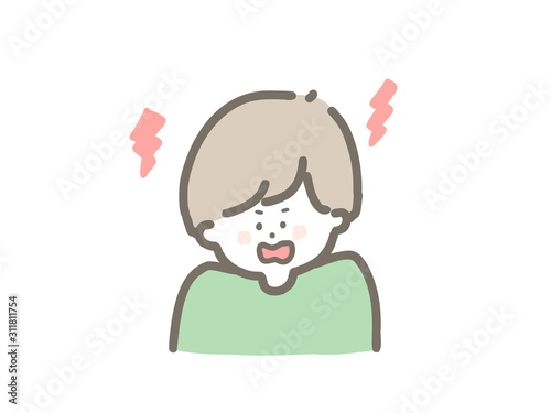 Angry boy