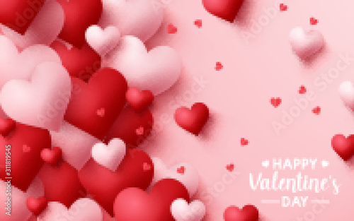 Happy valentines day and weeding design elements. Vector illustration