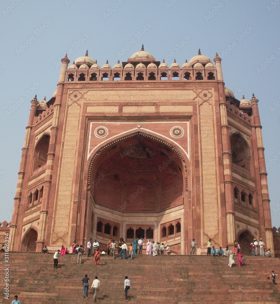 the tallest gate of India situated at Fatehpur Sikri near Agra India