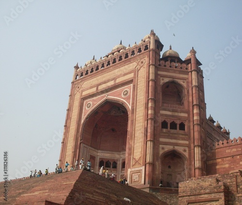 the tallest gate of India situated at Fatehpur Sikri near Agra India