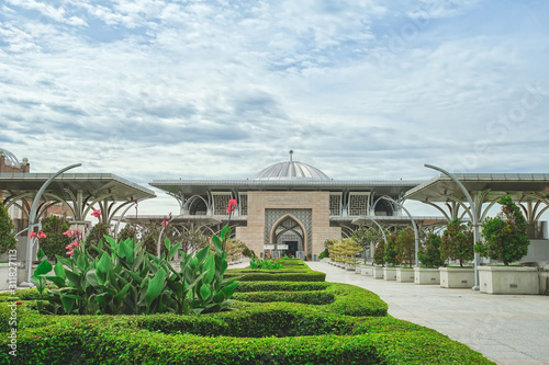 Iron Mosque named Masjid Tuanku Mizan Zainal Abidin. photo