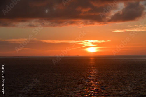 sunset at the ocean 2