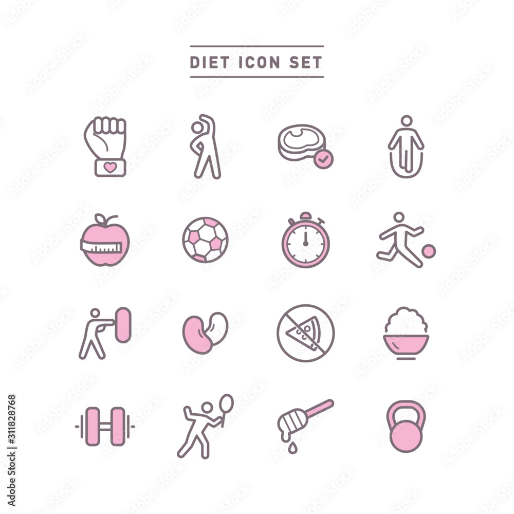 DIET ICON SET DIET ICON SET