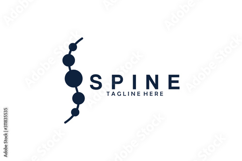 spine logo icon vector isolated