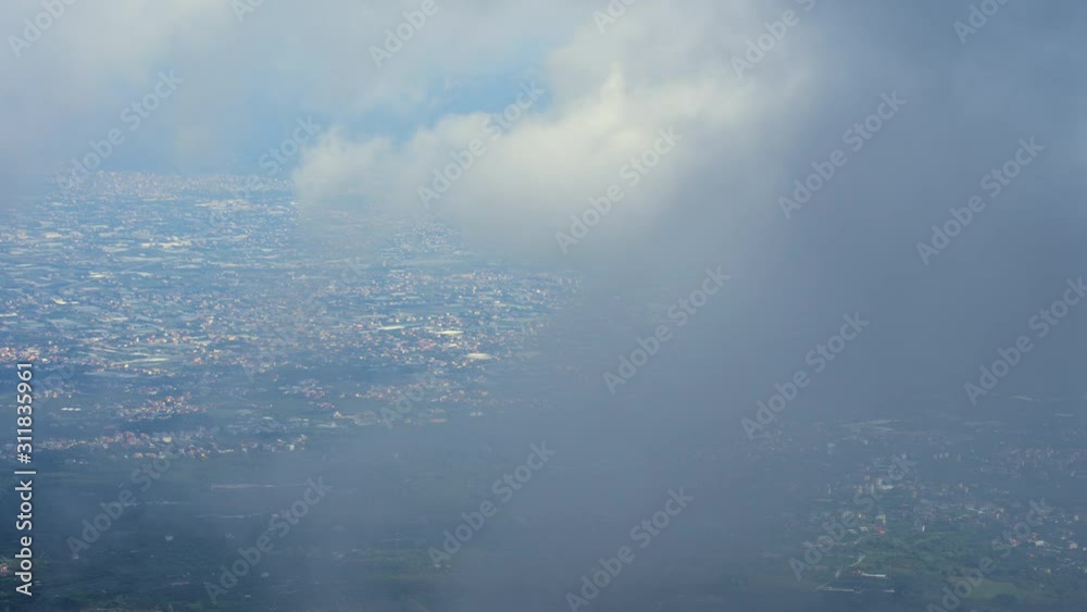 Timelapse of Clouds Passing Over City Timelapse of Clouds Passing Over City