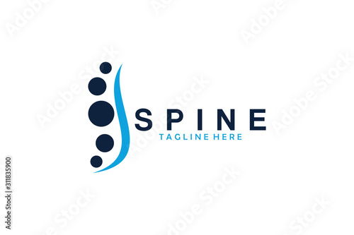 spine logo icon vector isolated