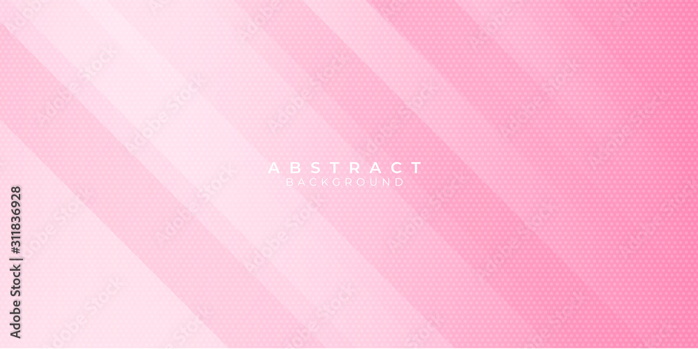 Pink white geometry line arrow abstract background for presentation design