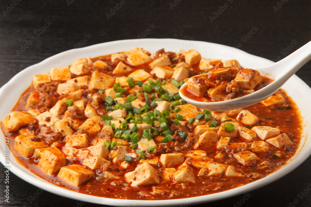 Fototapeta premium 麻婆豆腐