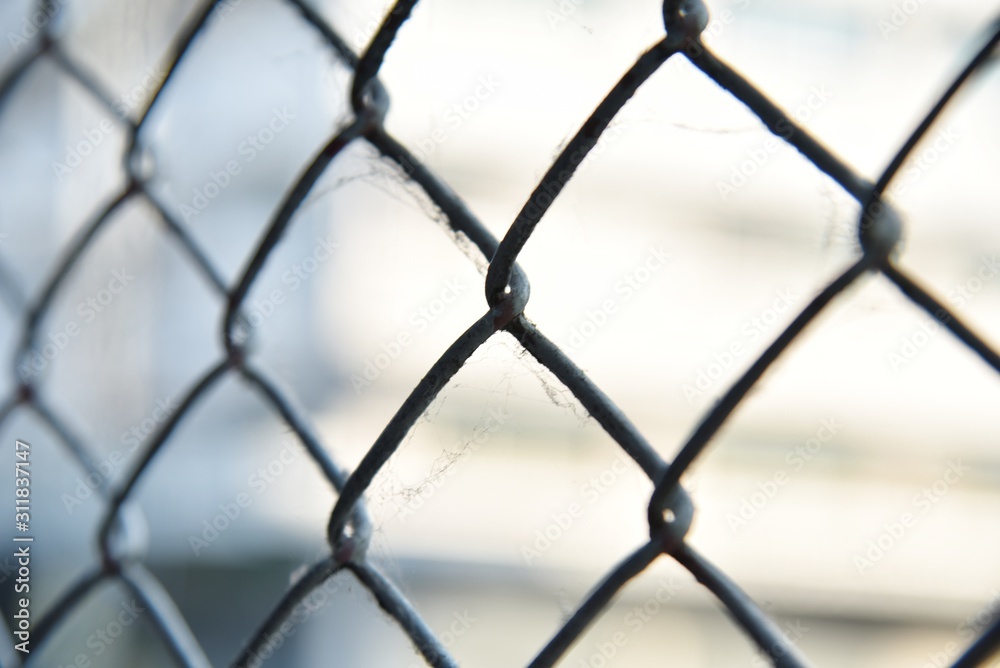 steel fence used for protection