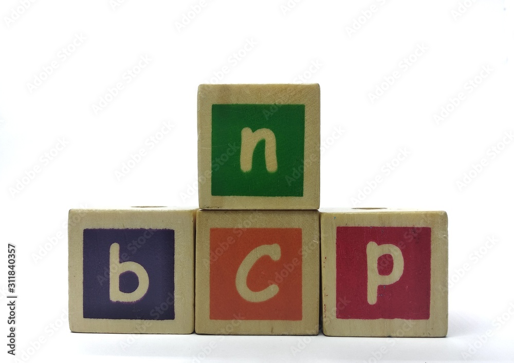 Toy, building block isolated on white background Toy, building block isolated on white background