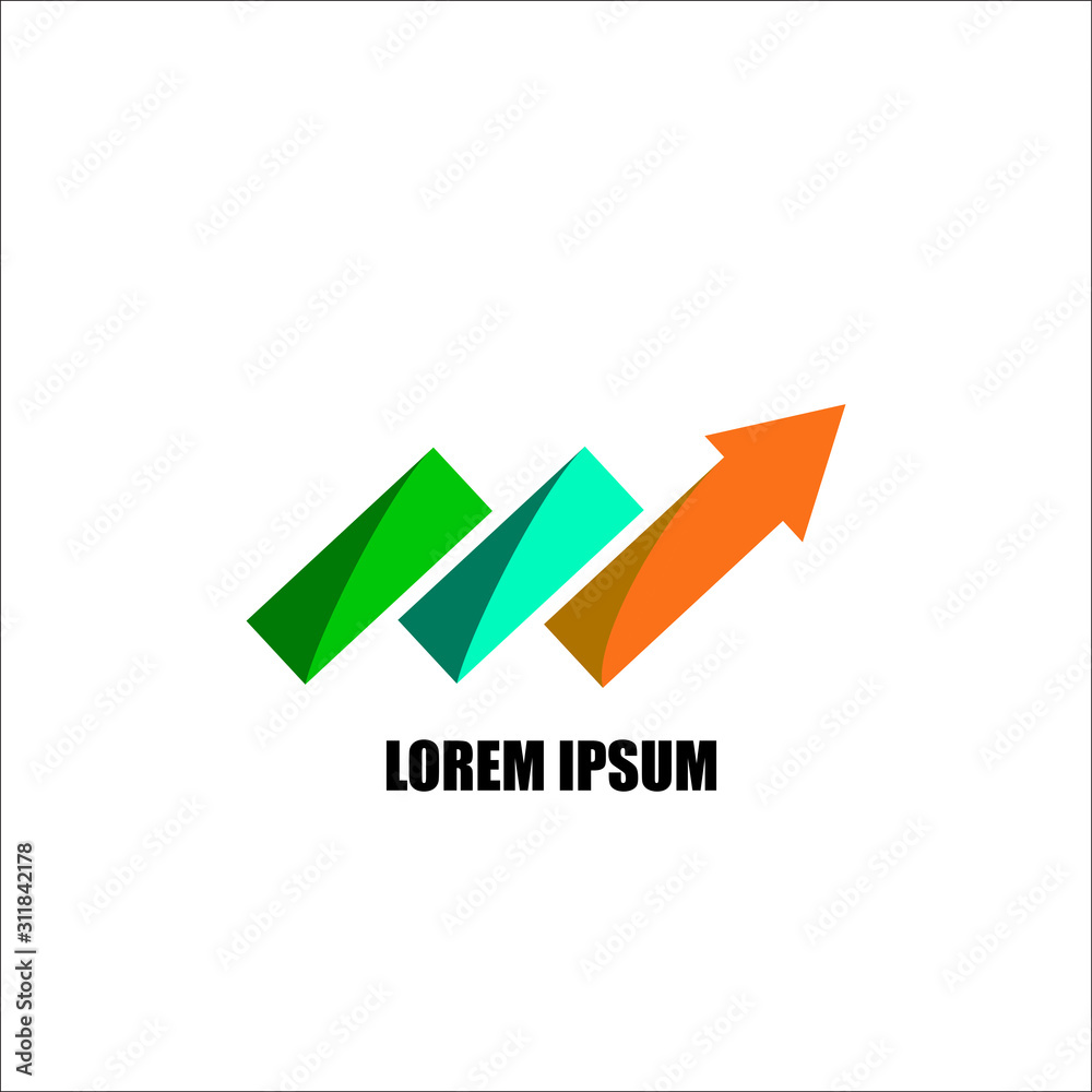 Finance Business Logo Vector Template Finance Business Logo Vector Template