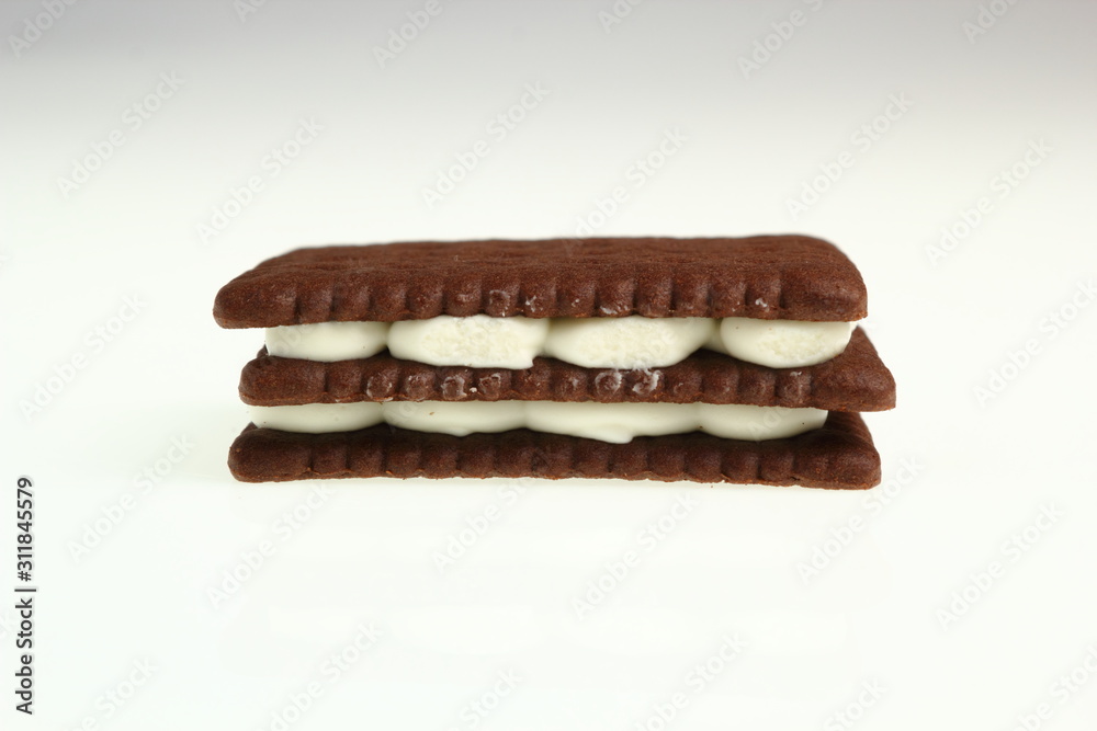Chocolate Cream Cookie Sandwich Chocolate Cream Cookie Sandwich