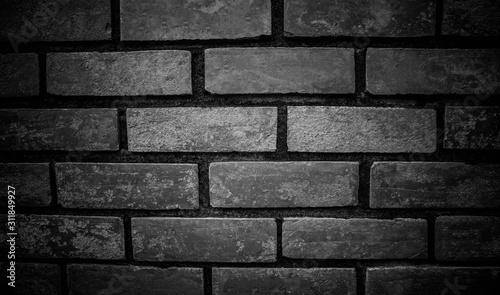 black stone blocks background. Stones texture. The wall of stones.black block and design. black abstract background.