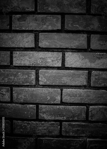 black stone blocks background. Stones texture. The wall of stones.black block and wallpaper. black abstract background.