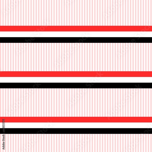Seamless horizontal Multitrack stripes pattern vector