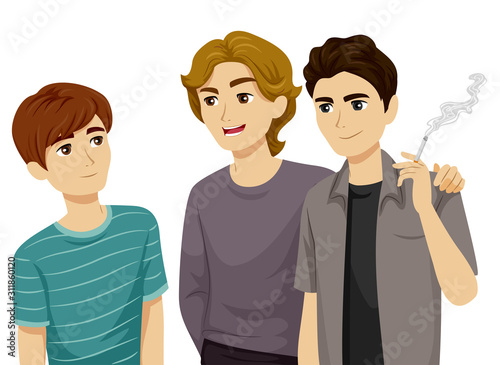 Teens Guys Bad Influence Fr...