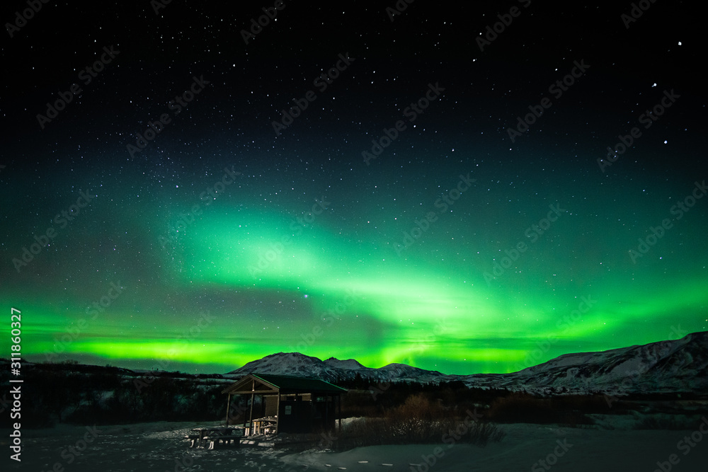 Aurora Borealis Iceland Thingvellir