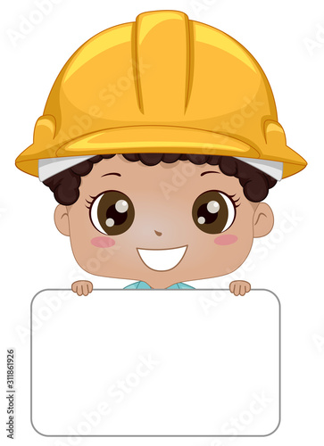 Kid Boy Black Engineer Name...