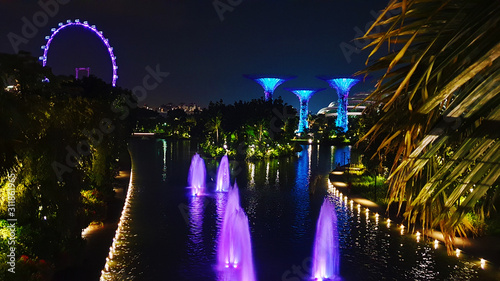 Gardens by the Bay Lake Singapore