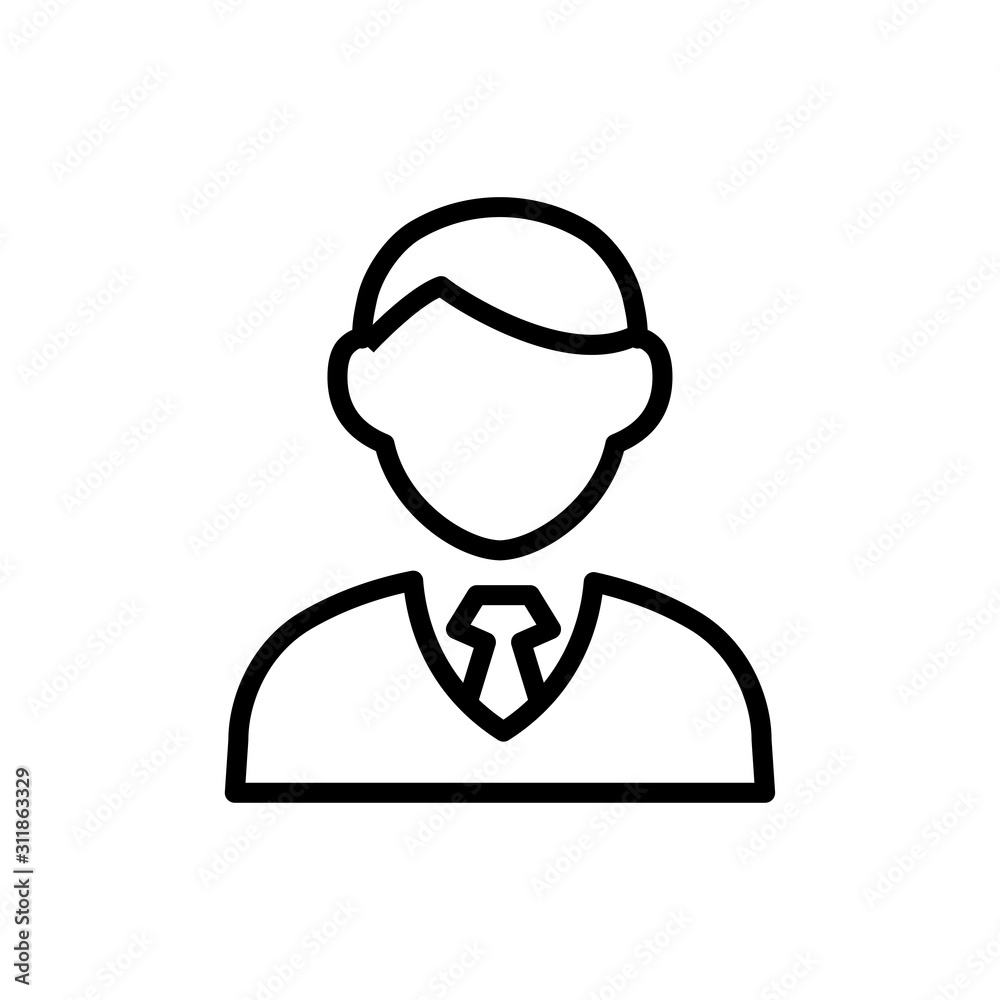 profile - avatar icon vector design template