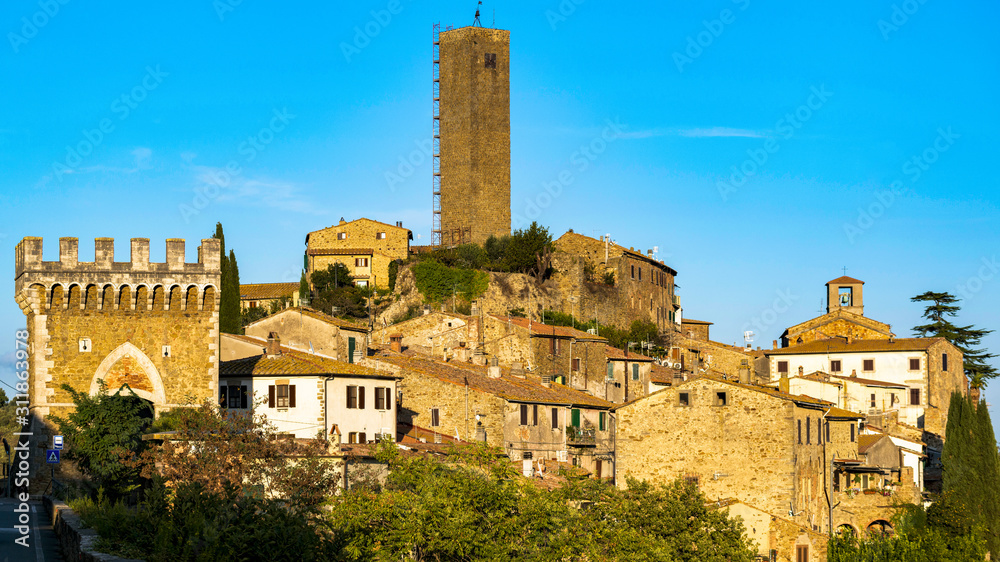 Village dans la région Toscane