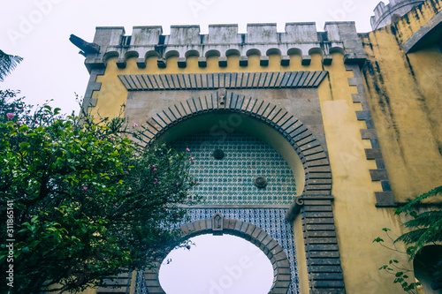 Landscape of the Pena Palace and Its Gardens (Sintra, Portugal)