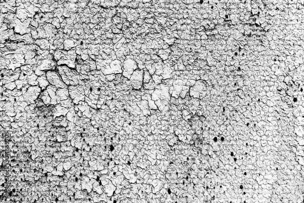 Fototapeta premium Metal texture with scratches and cracks which can be used as a background