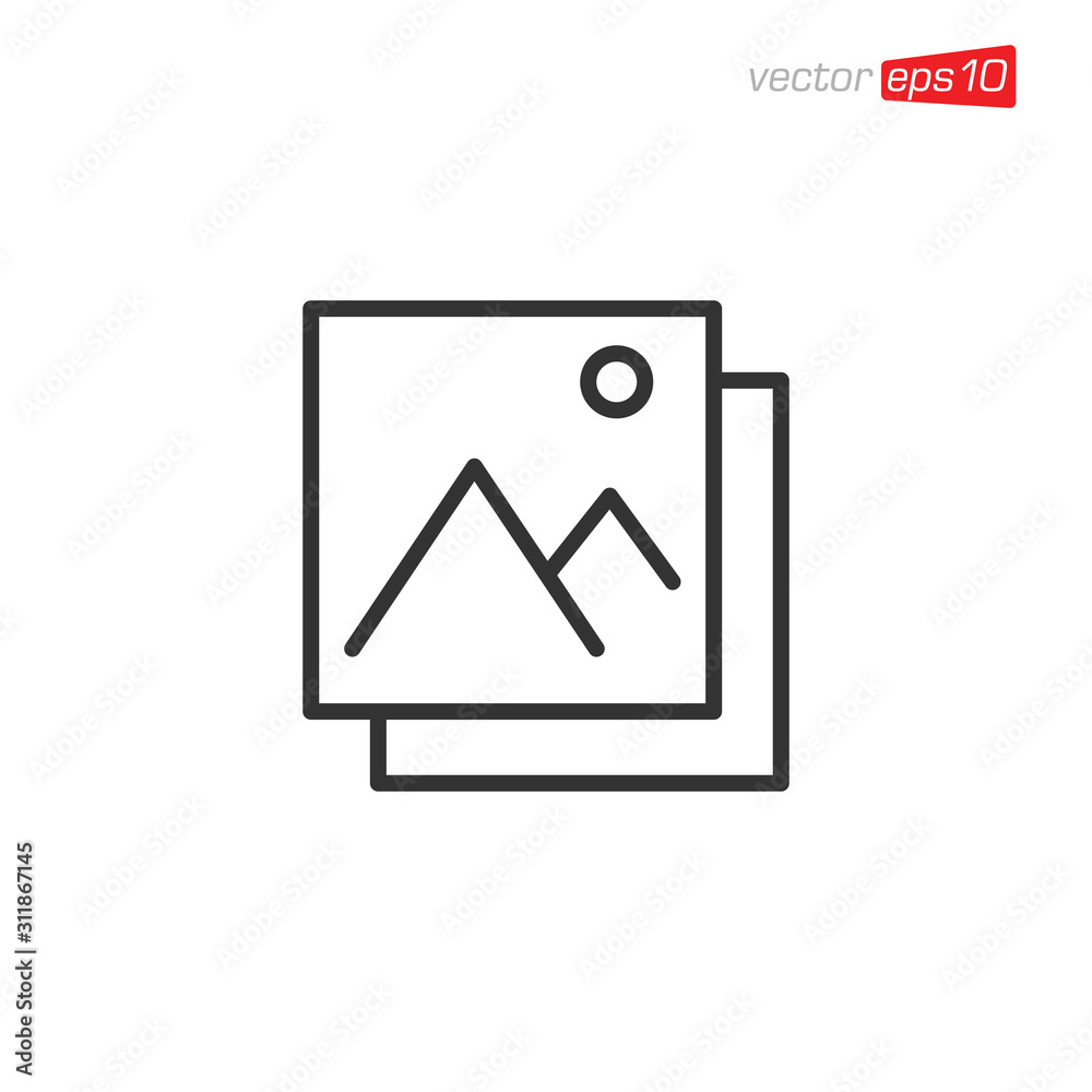 Gallery Picture Image Icon Design Vector Gallery Picture Image Icon Design Vector